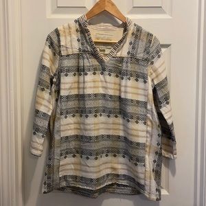 Ace & Jig stitched cotton pullover shirt